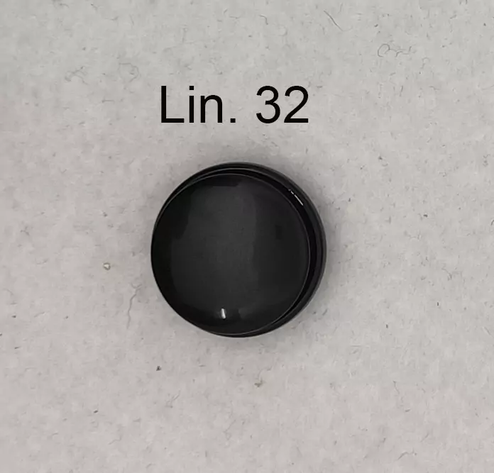 Bottone vintage anni 70 nero - immagine 6