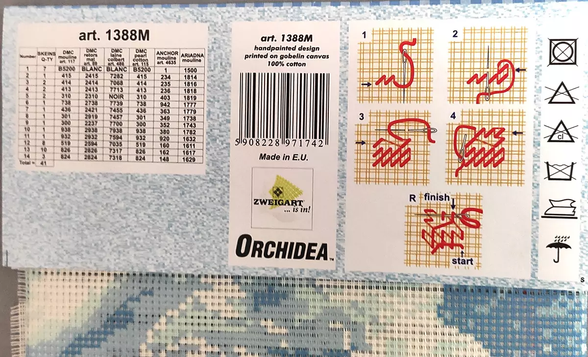 DUE CAVALLI AL GALOPPO da ricamare - immagine 3