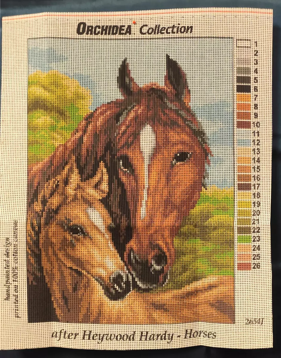 Cavallo con puledro da ricamare - immagine 2