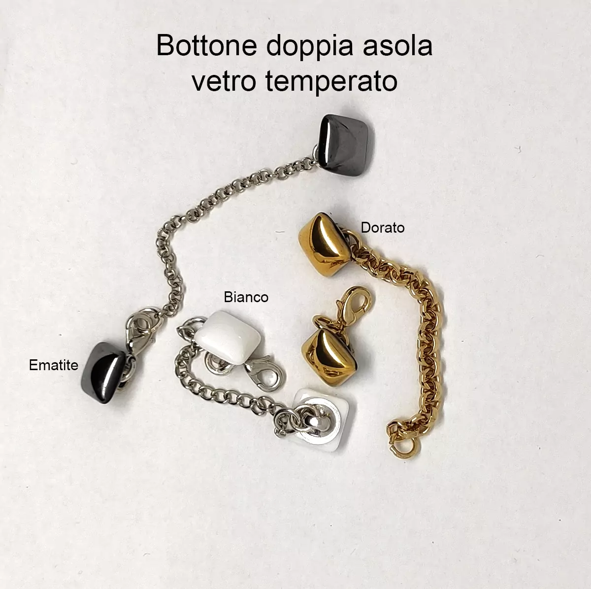 Bottone per doppia asola