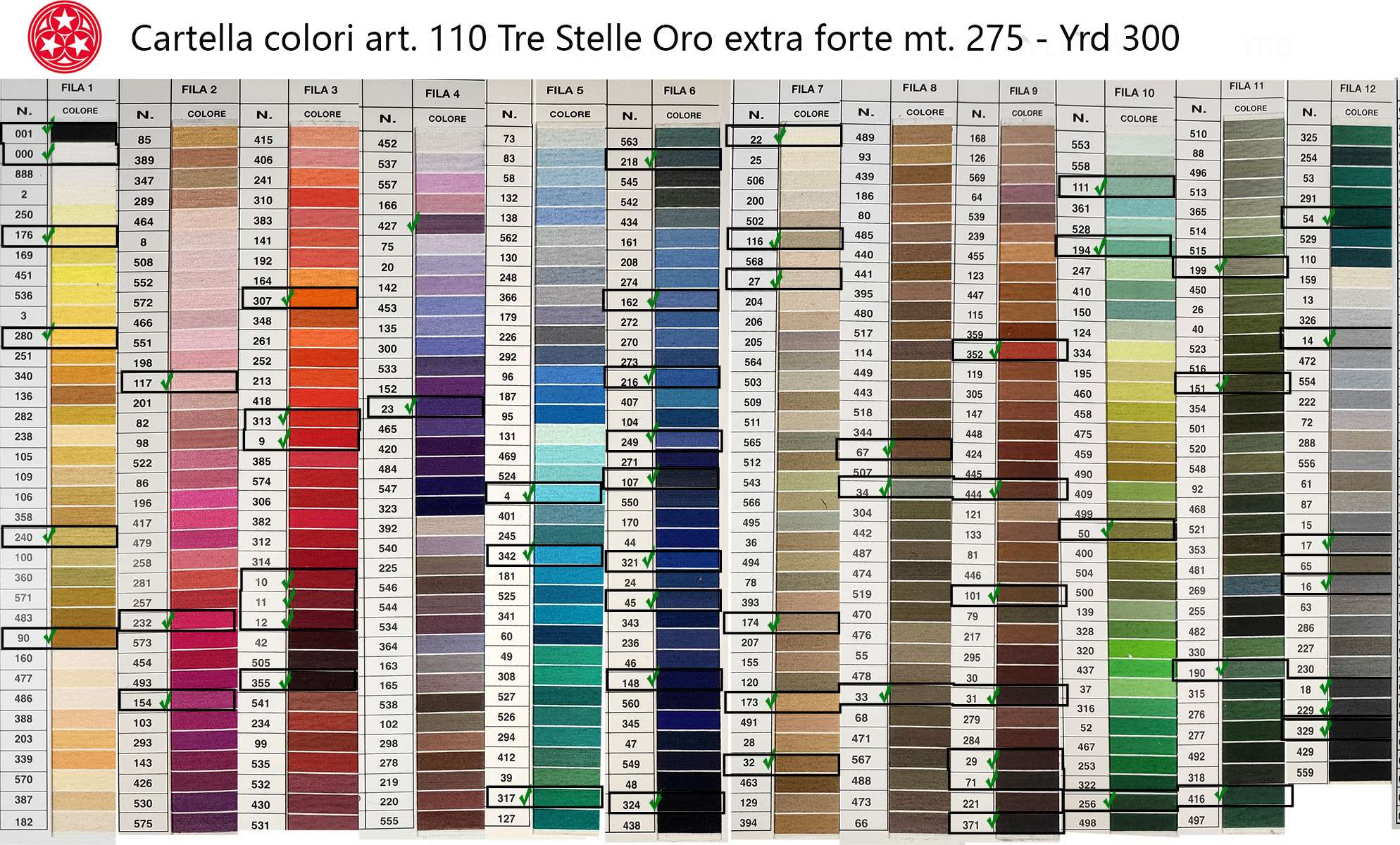 Filo puro cotone Cucirini Tre Stelle  n. 50 m. 275 - immagine 3