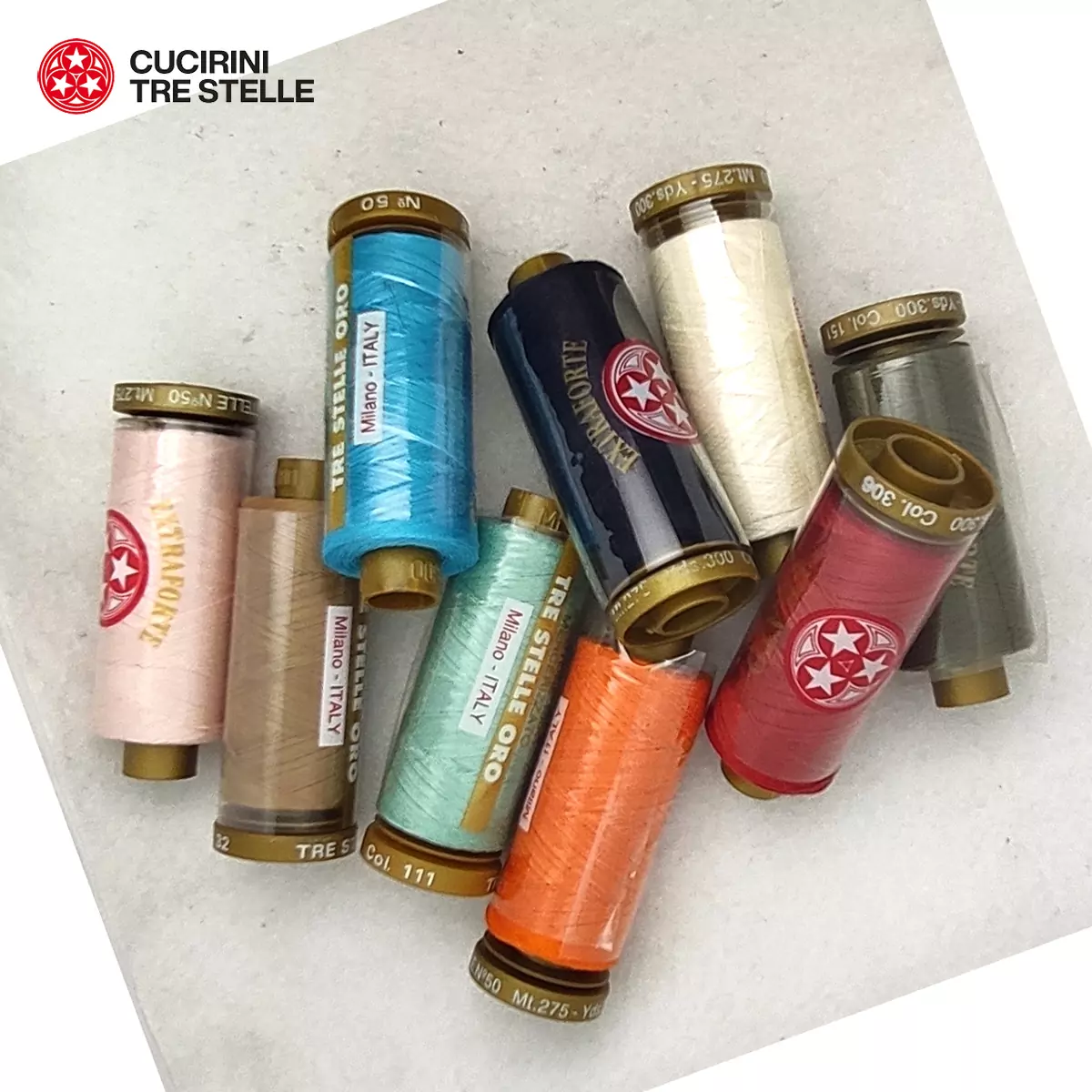 Filo puro cotone CTS n. 50 mt. 275 Y 300 - immagine 5