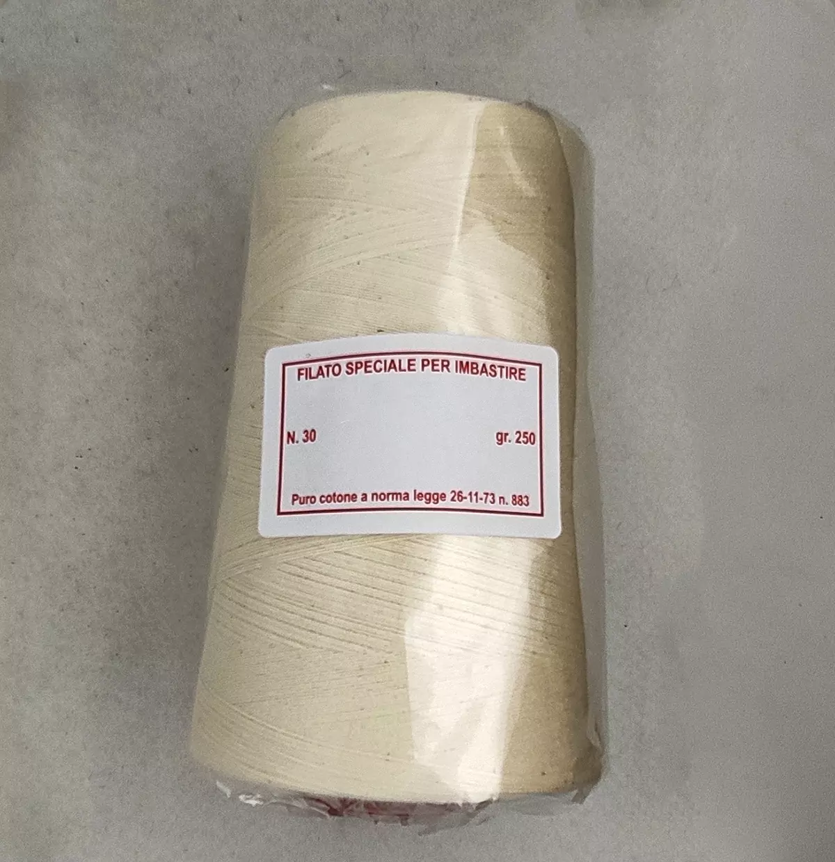 Filato speciale per imbastire n. 30 gr. 250