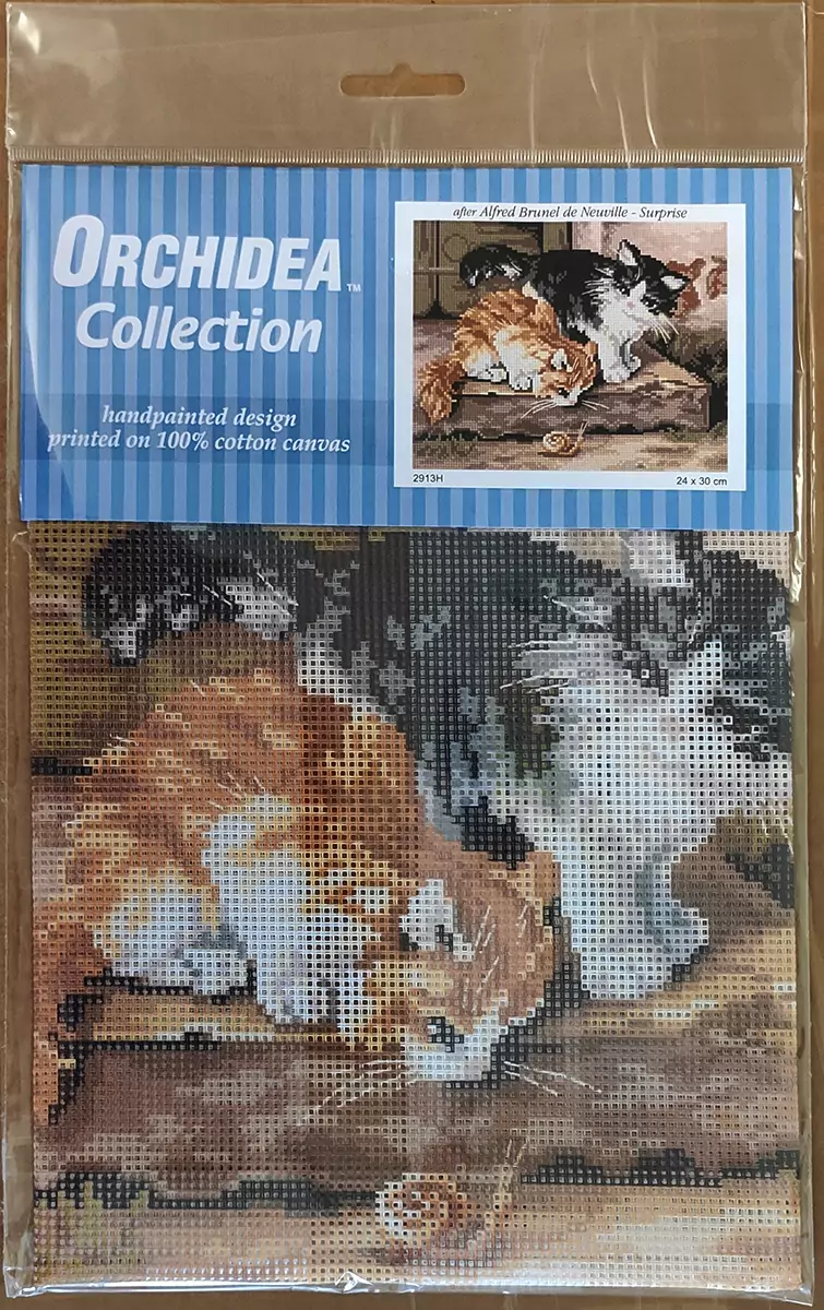 Gattini da ricamare cm 24x30 - immagine 5