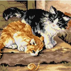 Gattini da ricamare cm 24x30