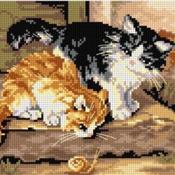 Gattini da ricamare cm 24x30