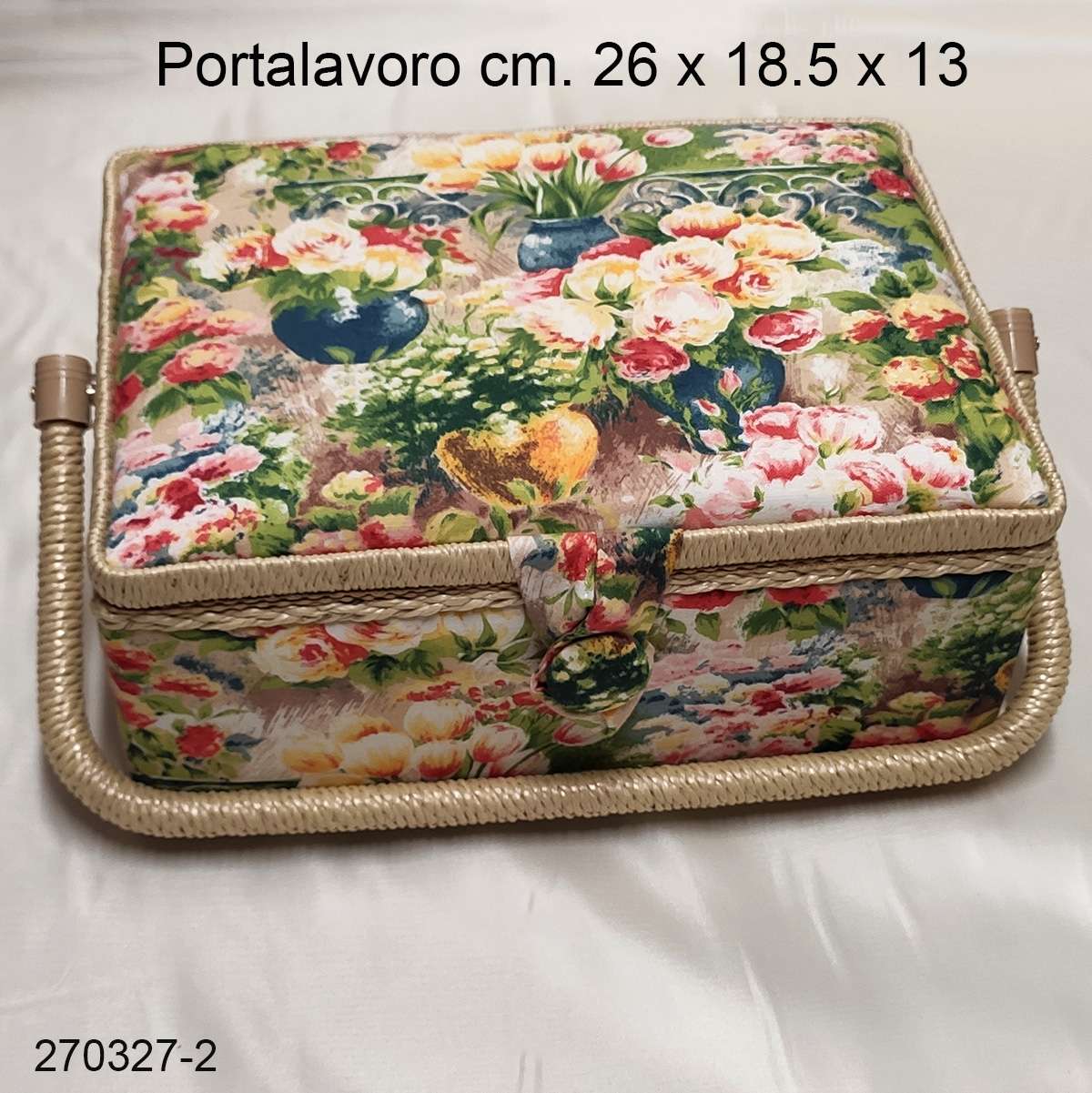 Cesto portalavoro per cucito fai da te