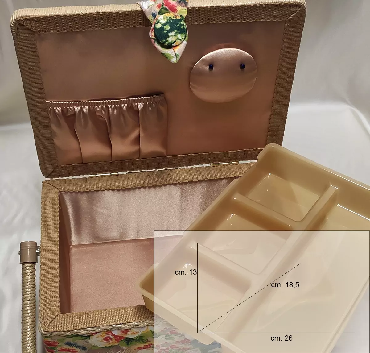 Cesto portalavoro per cucito fai da te - immagine 3