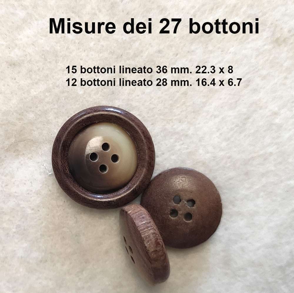 Piccolo stock bottoni vintage anni 70 - immagine 2