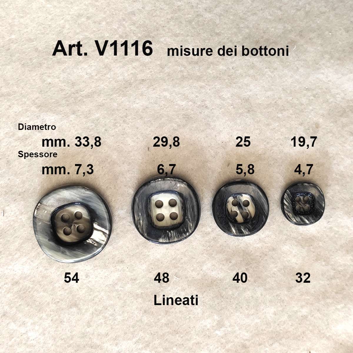 Bel bottone Vintage dei primi anni 70 - immagine 2