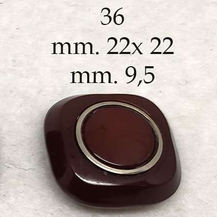 Bottone vintage degli anni 80 - immagine 7