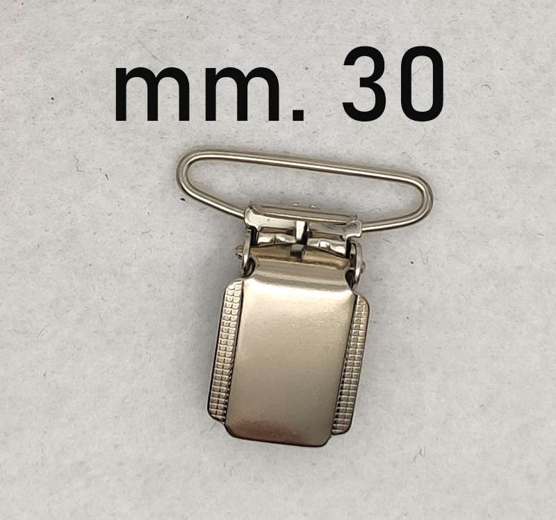 Gancio clip morsetto per bretelle - immagine 5