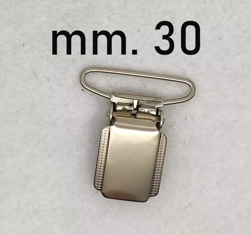 Gancio clip morsetto per bretelle - immagine 5