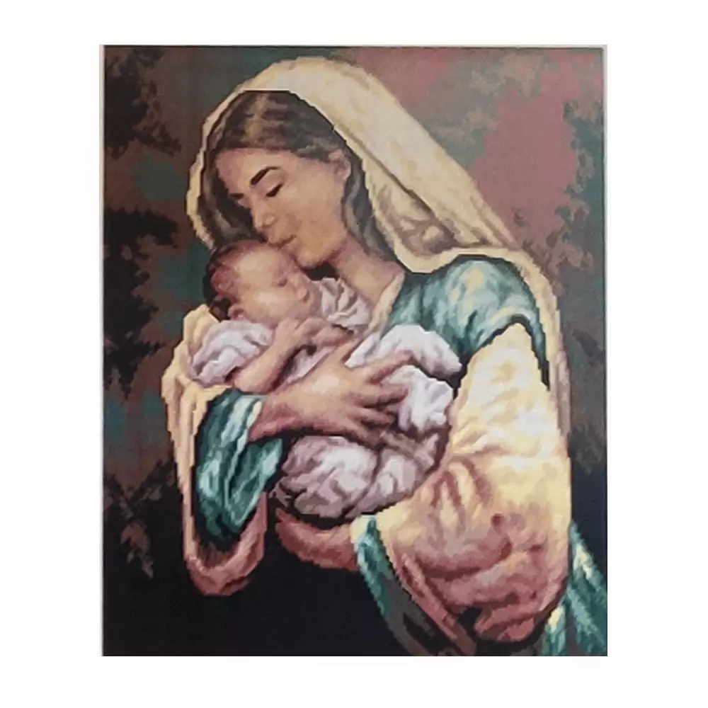 Canovaccio immagine sacra madonna con bambino