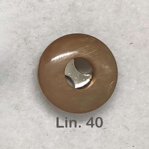 Bottone vintage di fine anni 70 - Lin 40 - Diam. mm 25 - spess. mm. 9,5