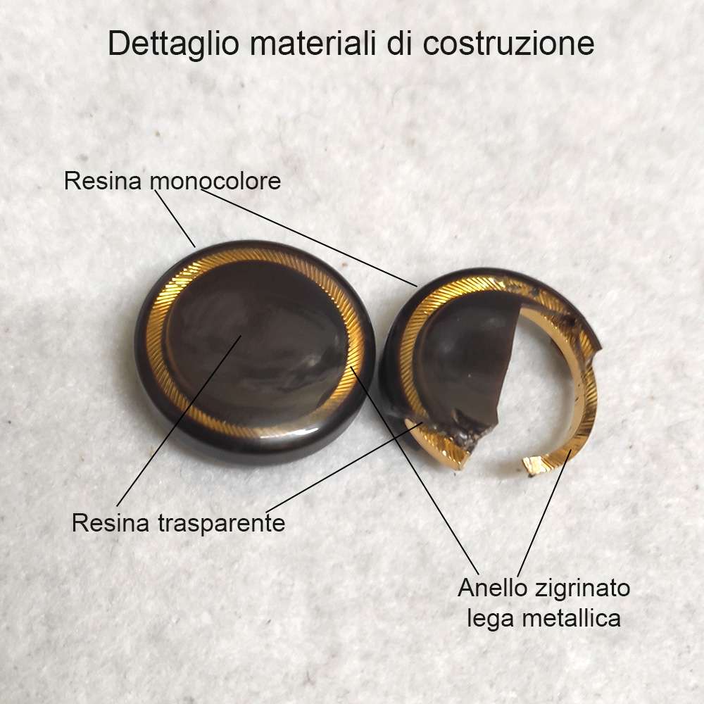 Bottone vintage anni 70 - immagine 3