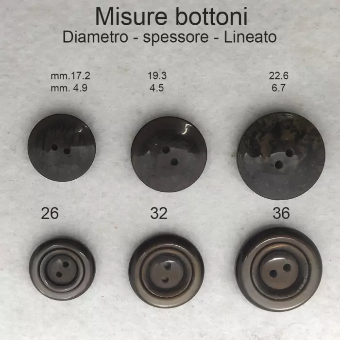 misure bottoni v1143