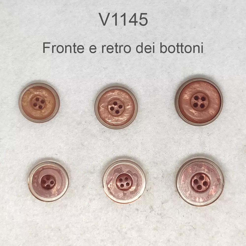 Bottone vintage rosa fine anni 80 - immagine 3