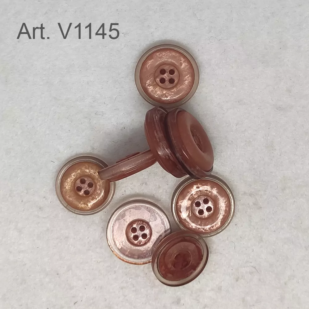 Bottone vintage rosa fine anni 80