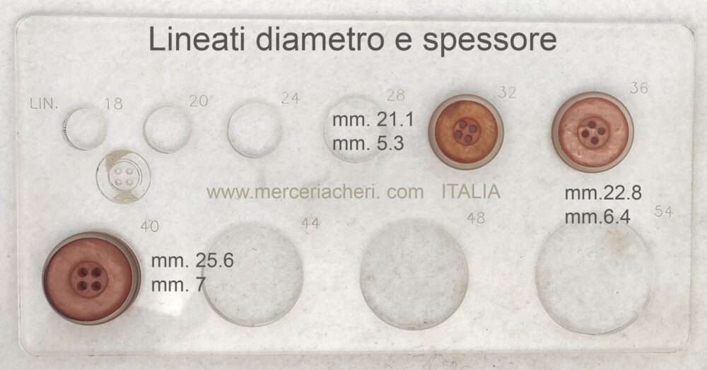 misure bottoni v1145