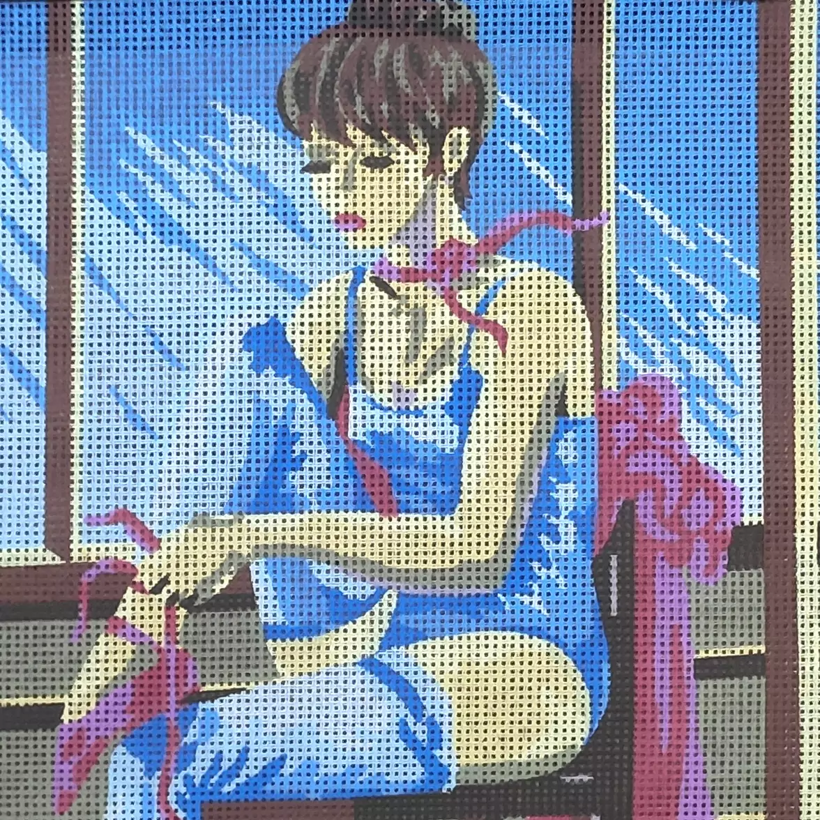 La danza classica ballerina sulla sedia cm 30x40 - immagine 2