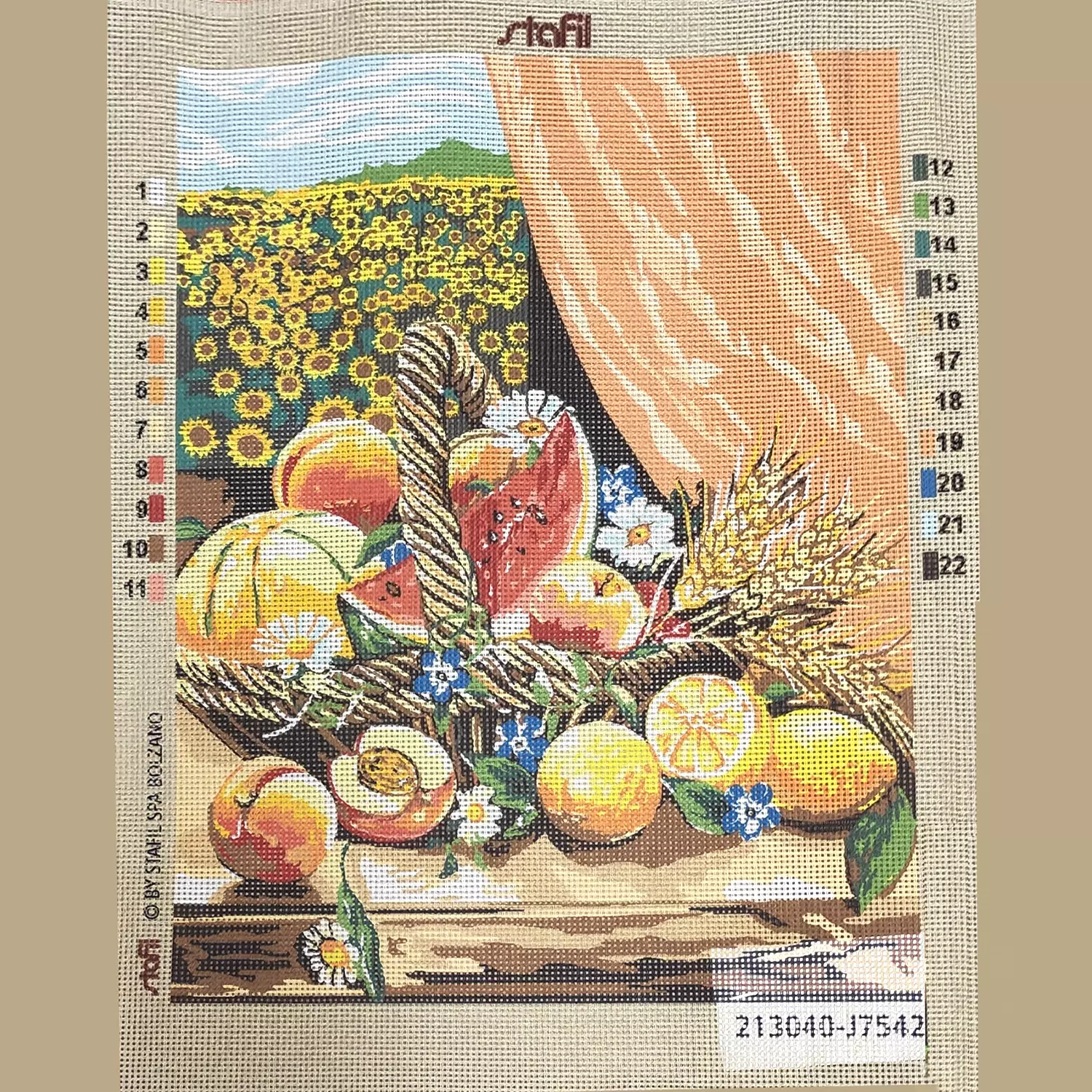 Natura morta Estateda ricamare cm 30x40