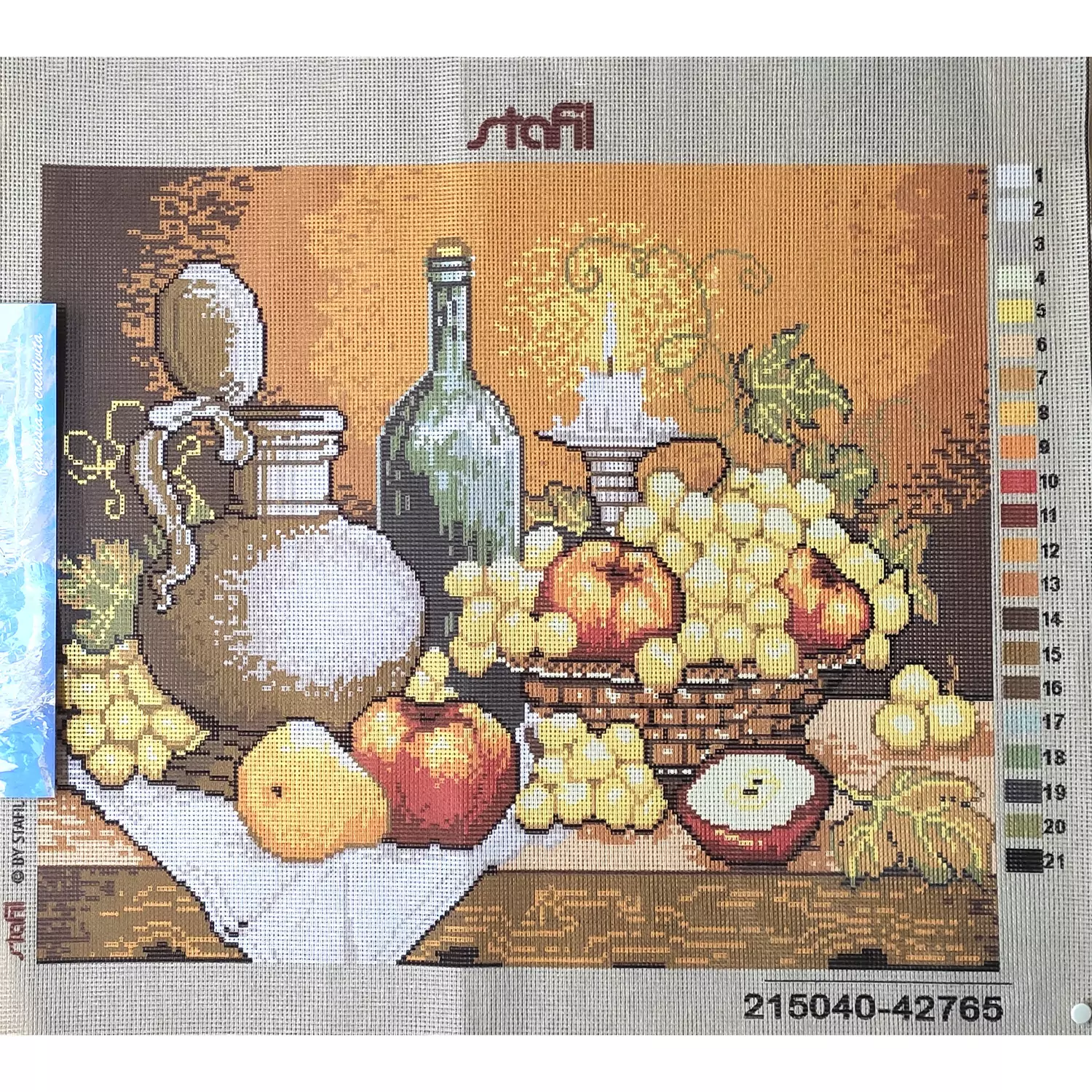 Quadro da ricamare cm 50x40 Natura morta