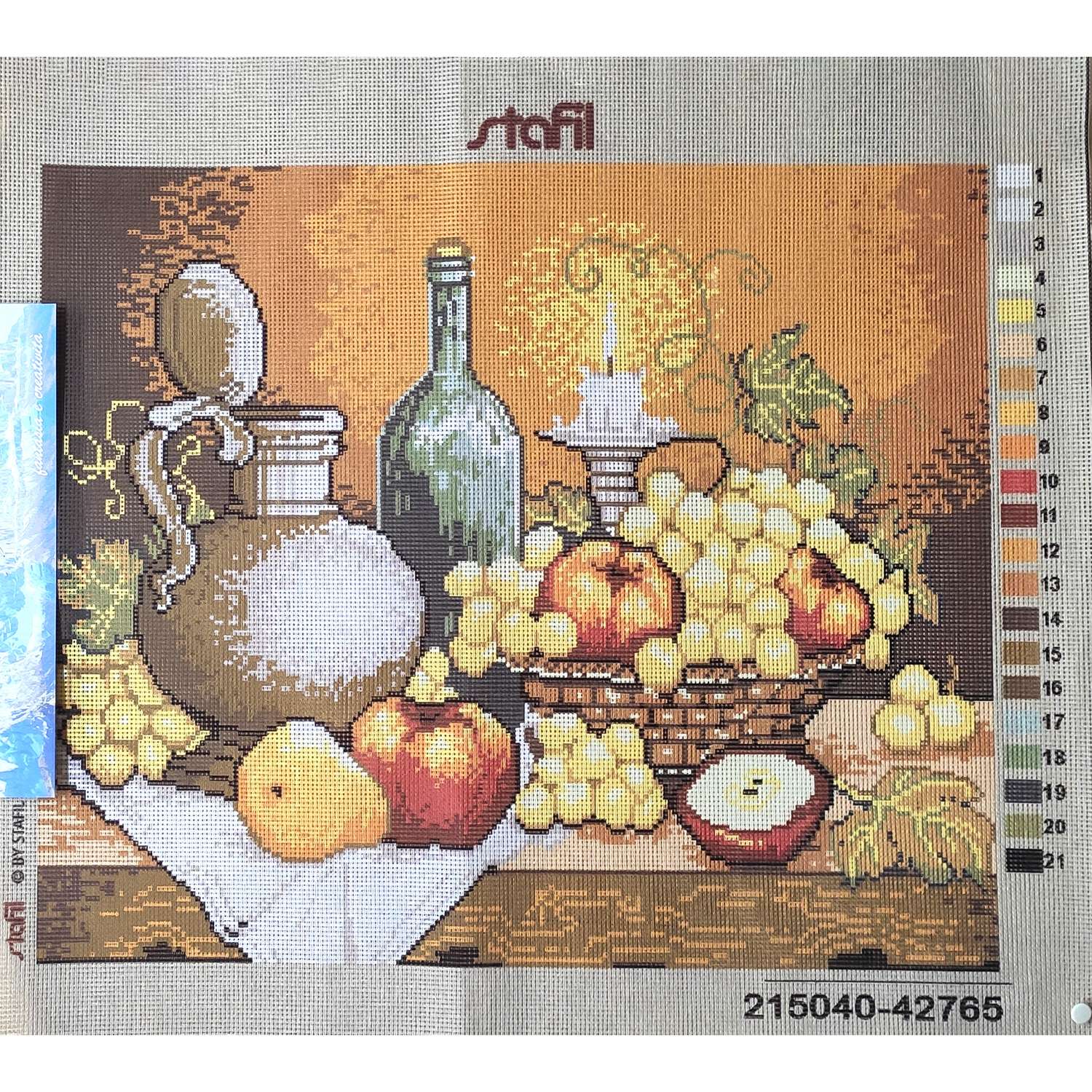 Quadro da ricamare cm 50x40 Natura morta