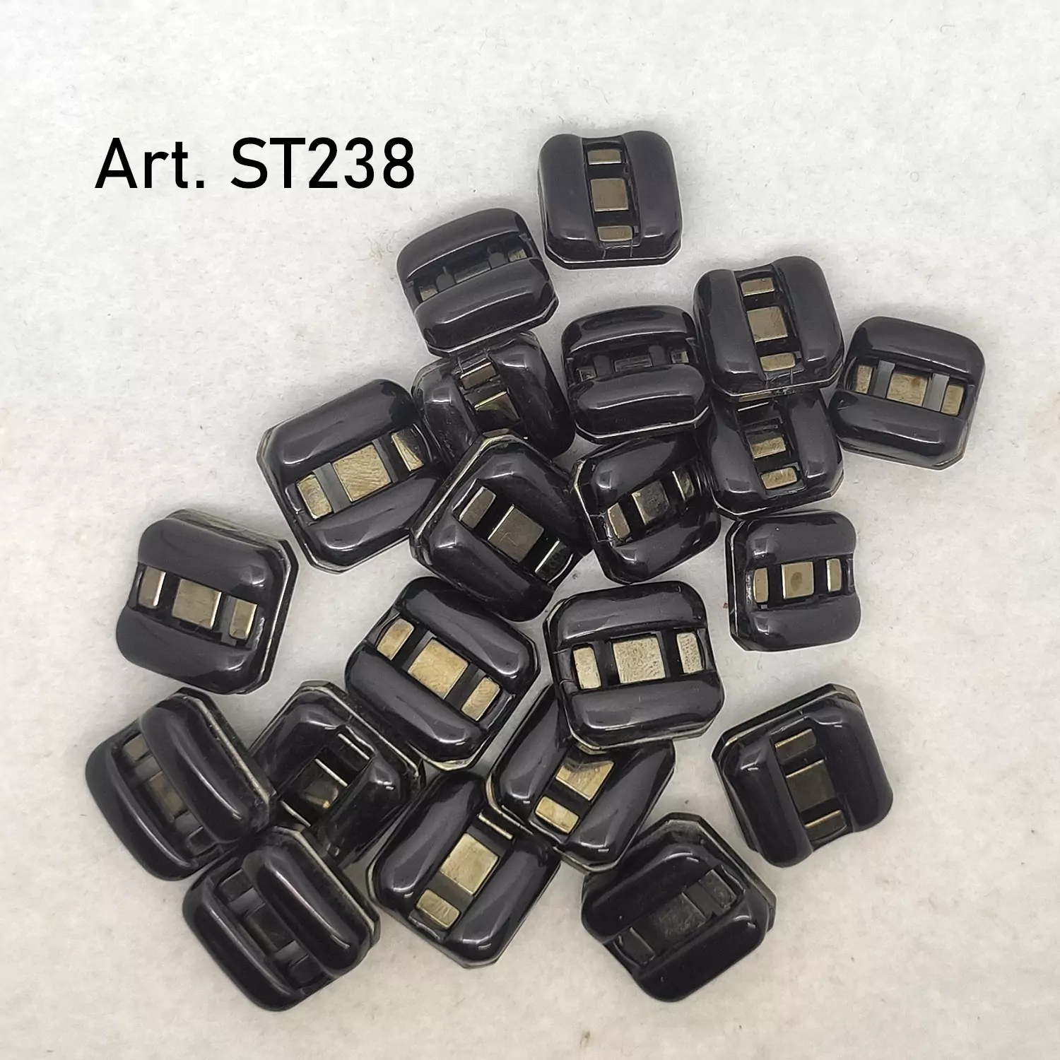 21 Bottoni quadrati vintage - immagine 6