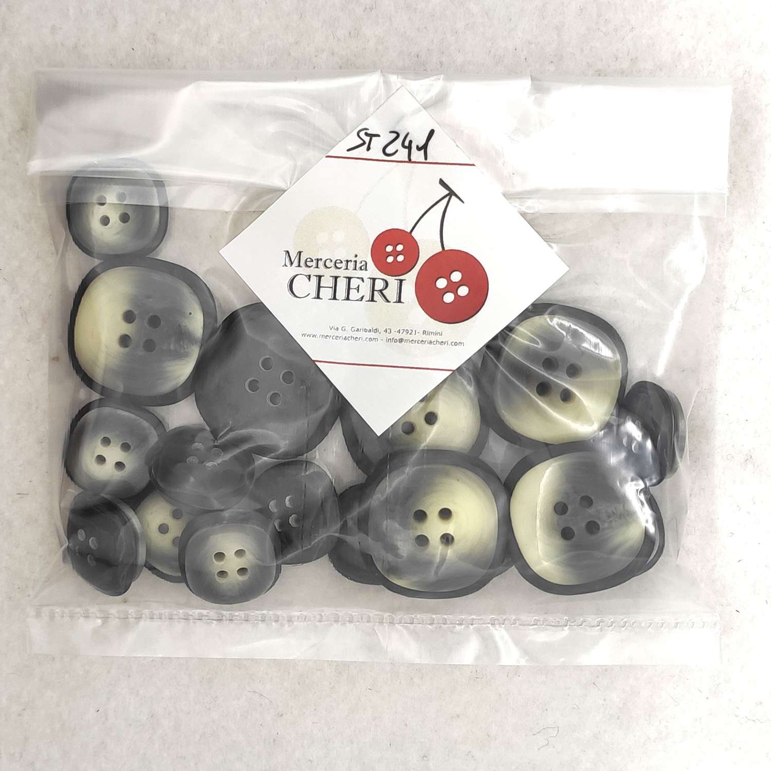 Set di 17 Bottoni quadrati vintage - immagine 5