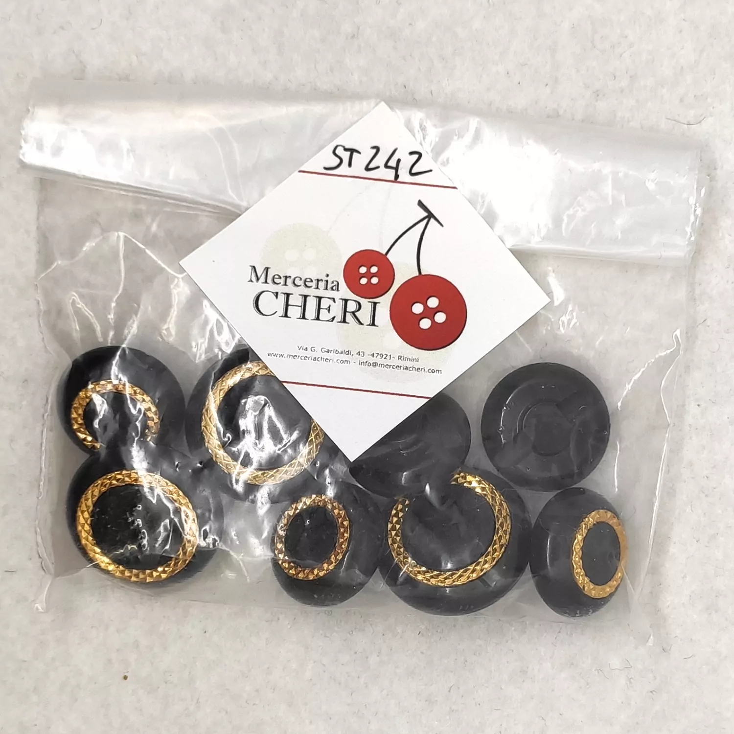 8 Bottoni vintage anni 80 - immagine 3