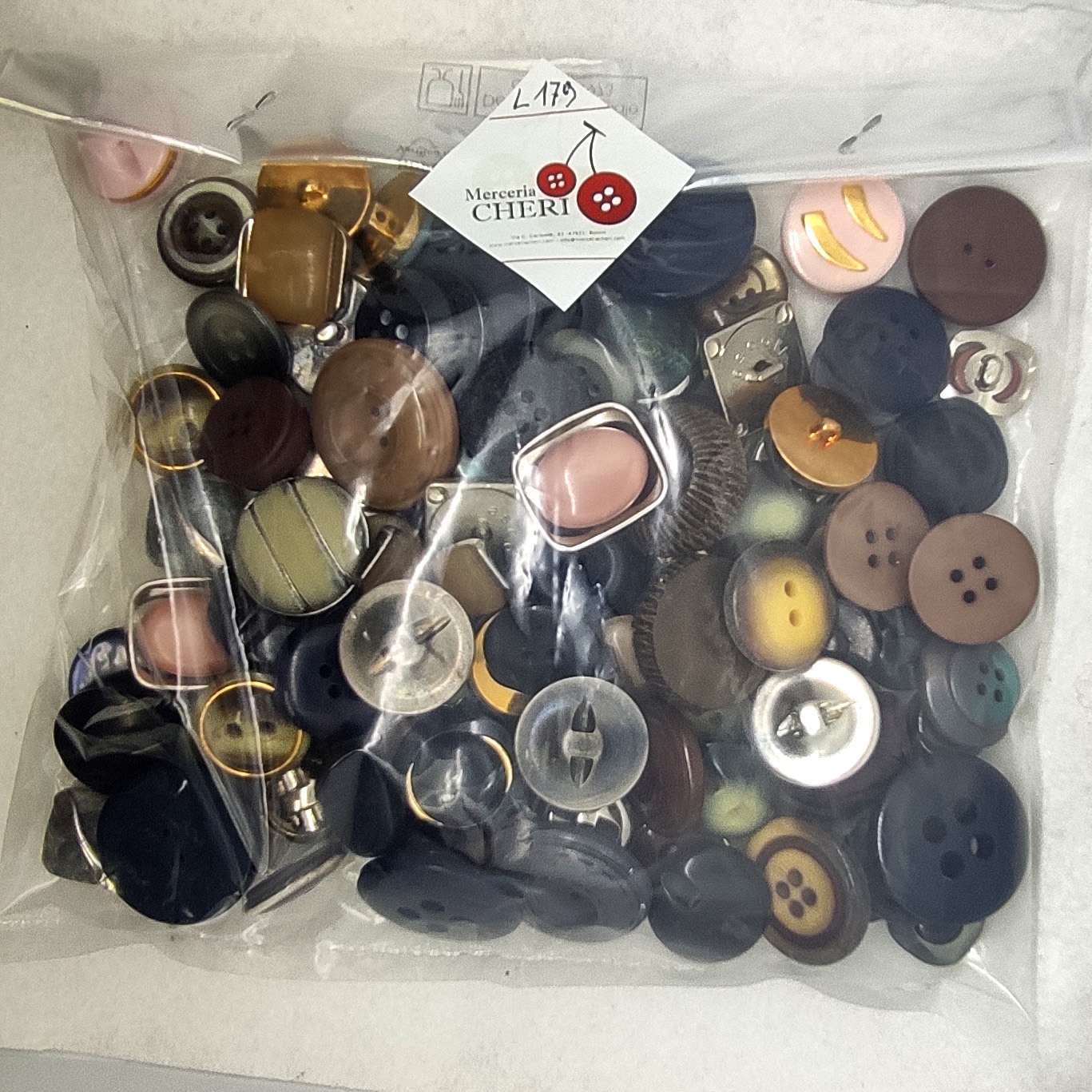 50 coppie di bottoni vintage anni 60/70/80 - immagine 2