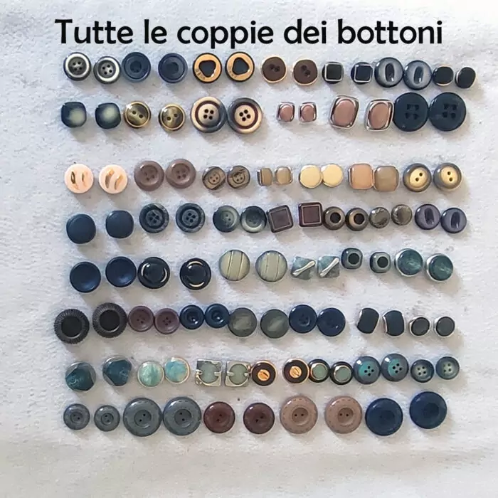 tutti i bottoni L179 50 coppie
