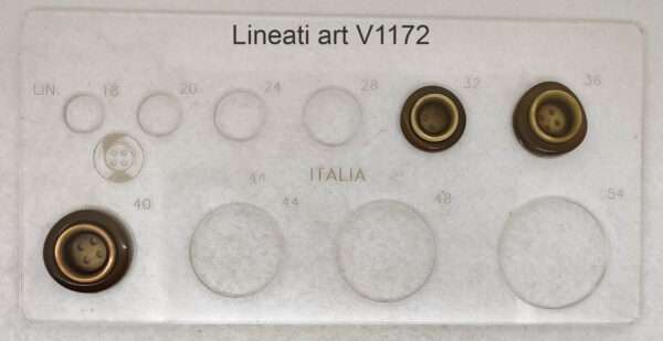 Bottone vintage a quattro fori anni 80 - immagine 6